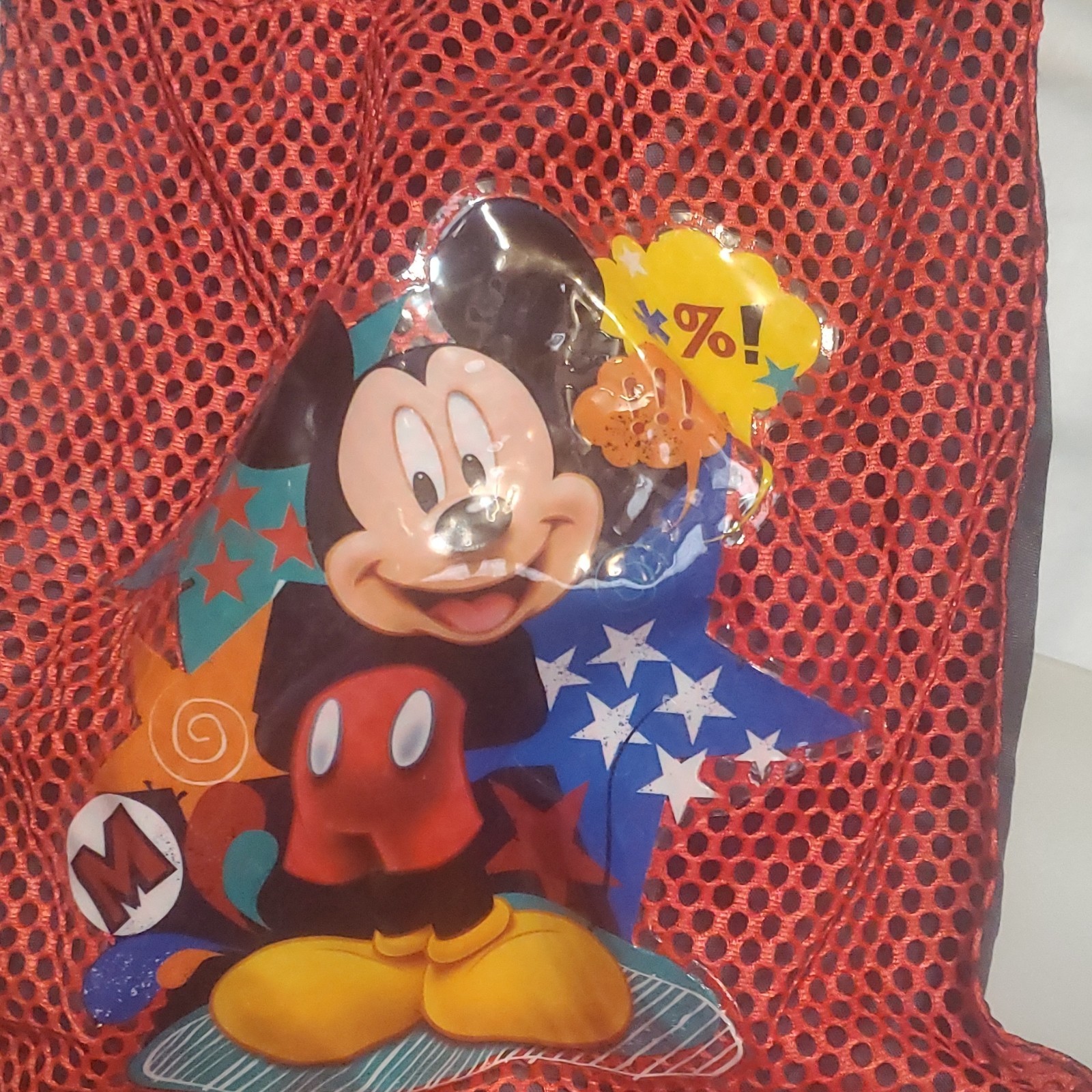 Disney Mickey Mouse Red Mesh Kids Backpack - photo 2