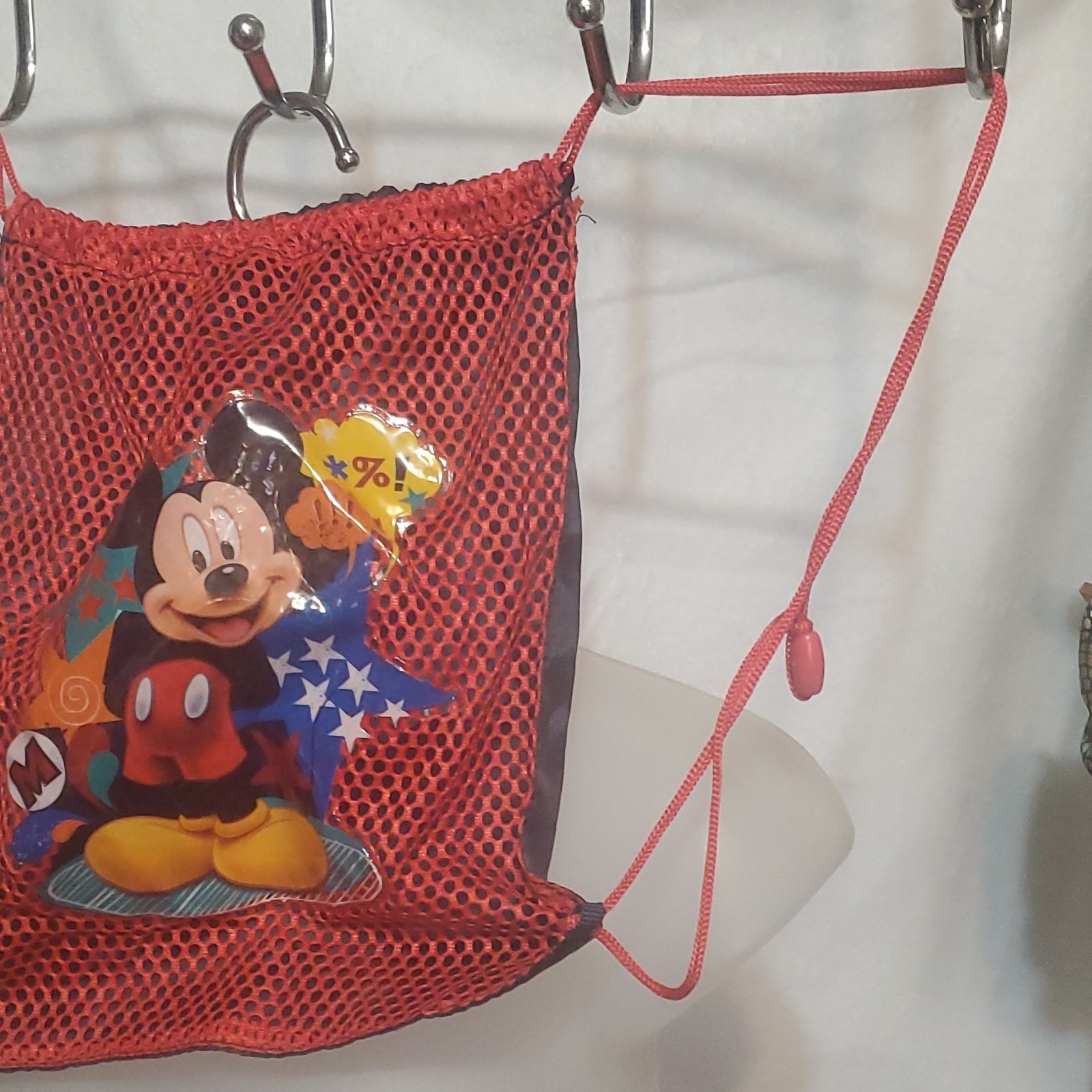 Disney Mickey Mouse Red Mesh Kids Backpack - photo 3