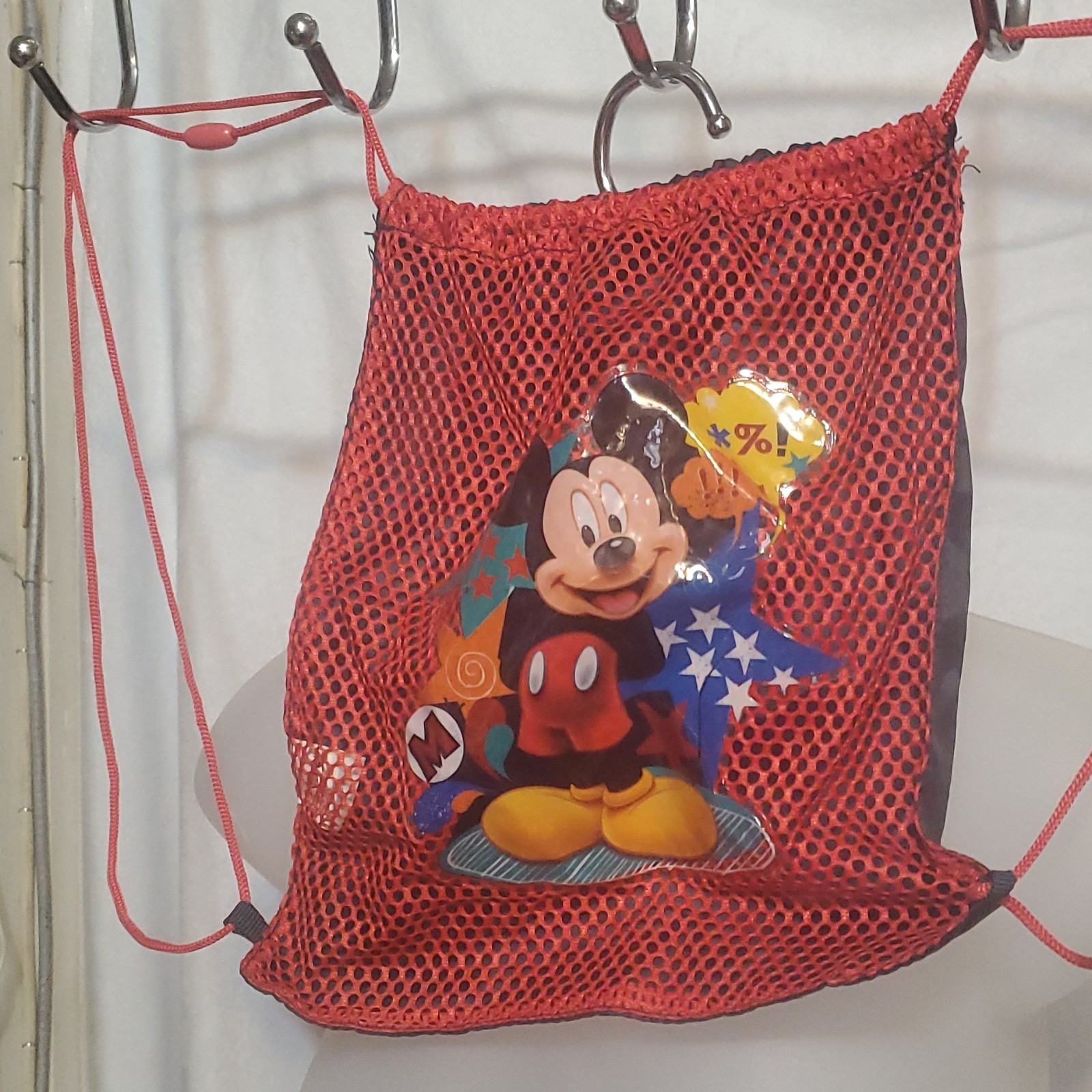 Disney Mickey Mouse Red Mesh Kids Backpack - photo 4