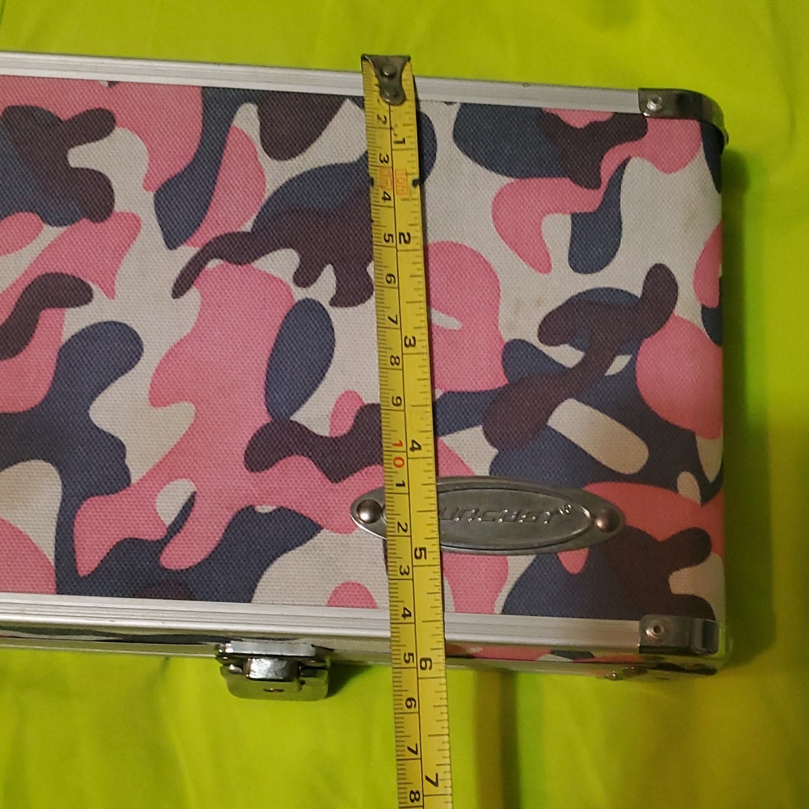 Suncast Camouflage Pattern Pencil Case Pink Black White - photo 4