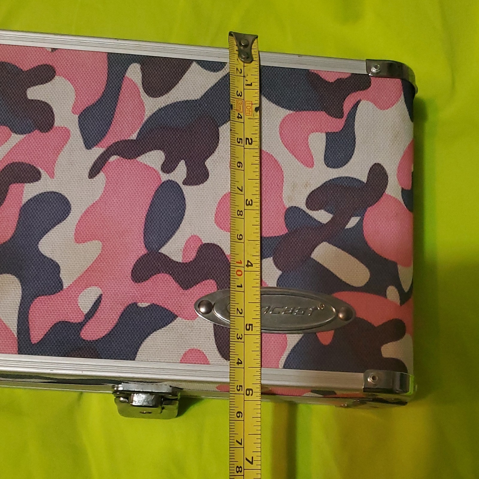Suncast Camouflage Pattern Pencil Case Pink Black White - photo 5