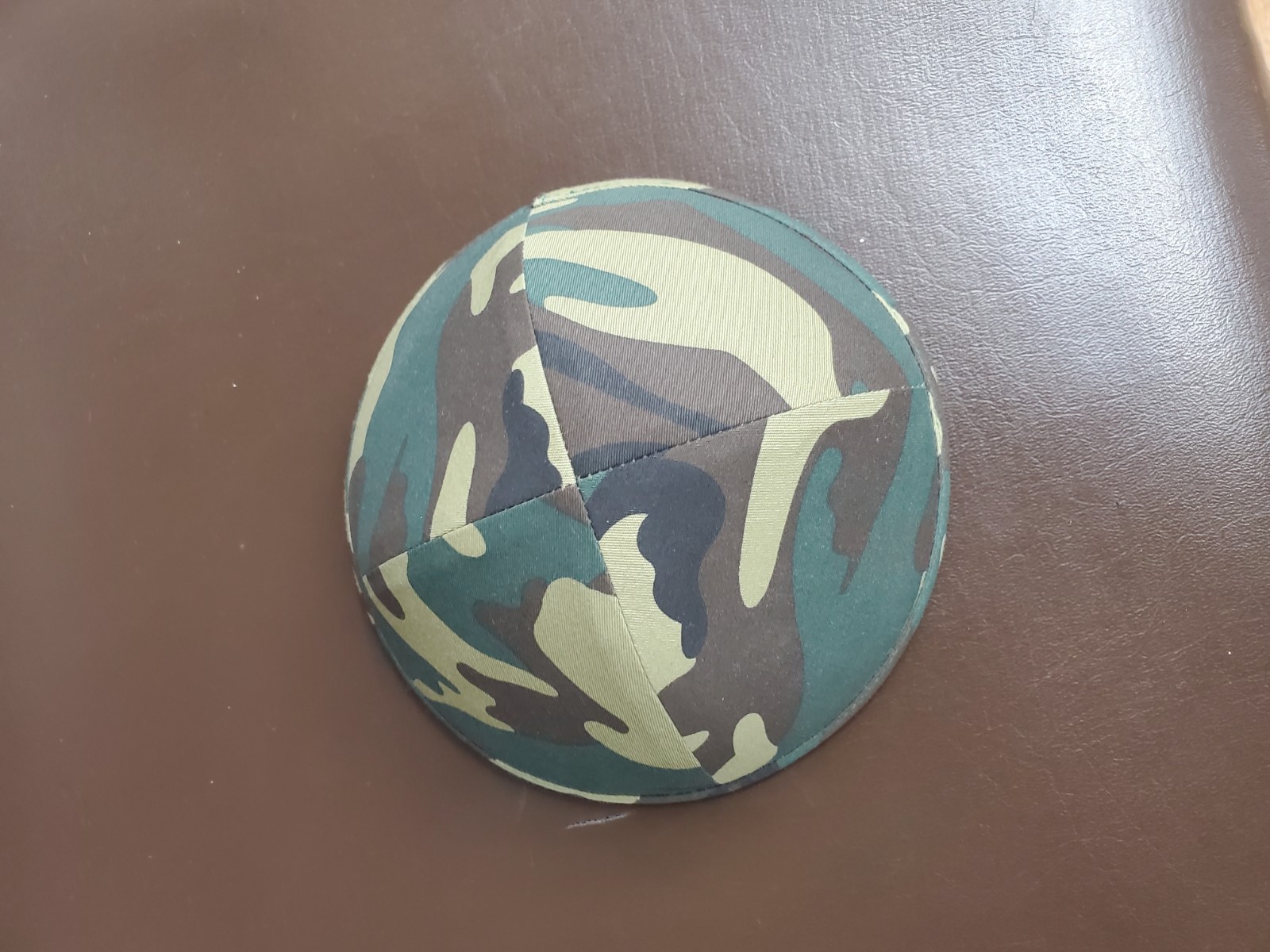 iKIPPAH Men's Kippah Army Theme Green Brown Beige Size 1 - photo 2