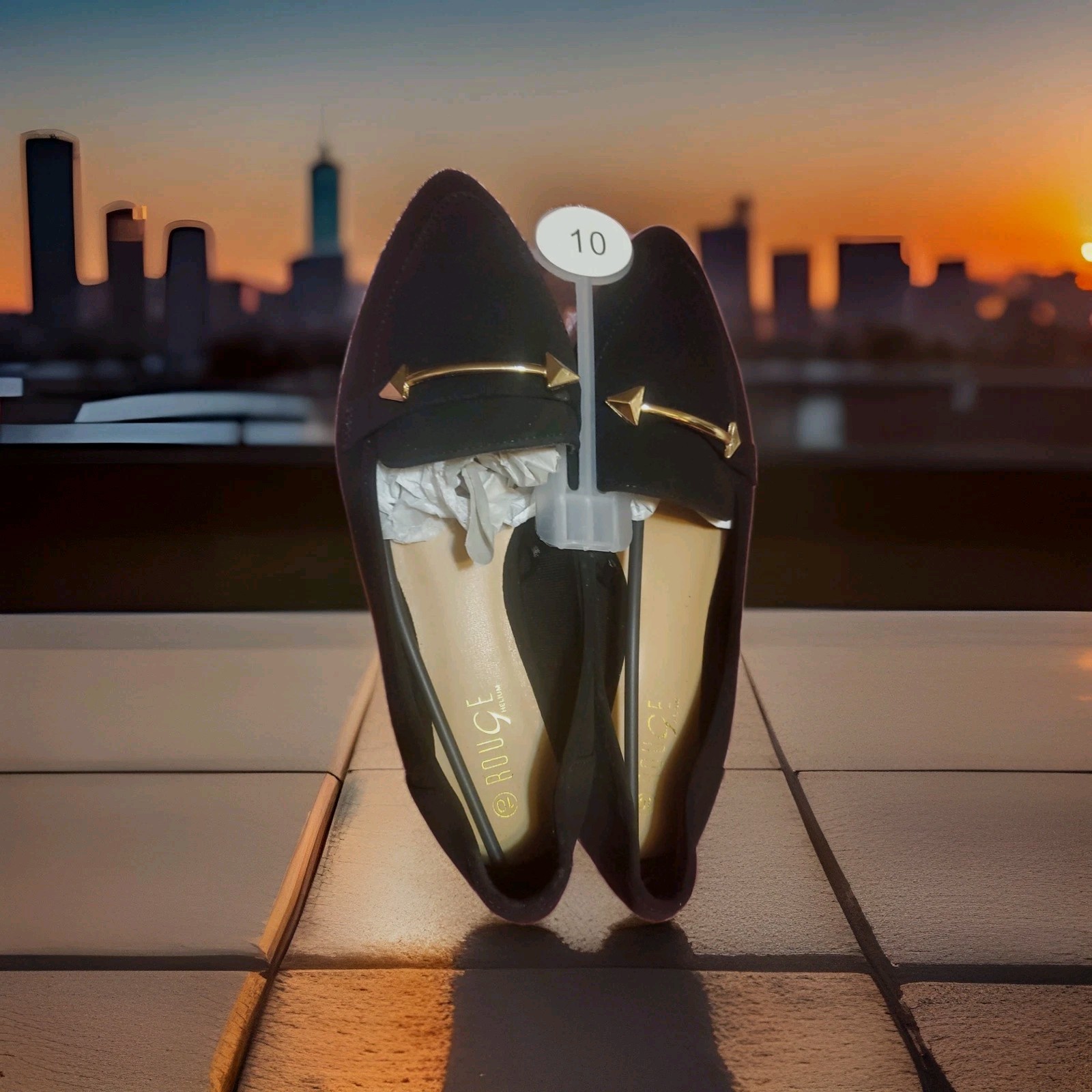 A flat woman shoes size 10 usa