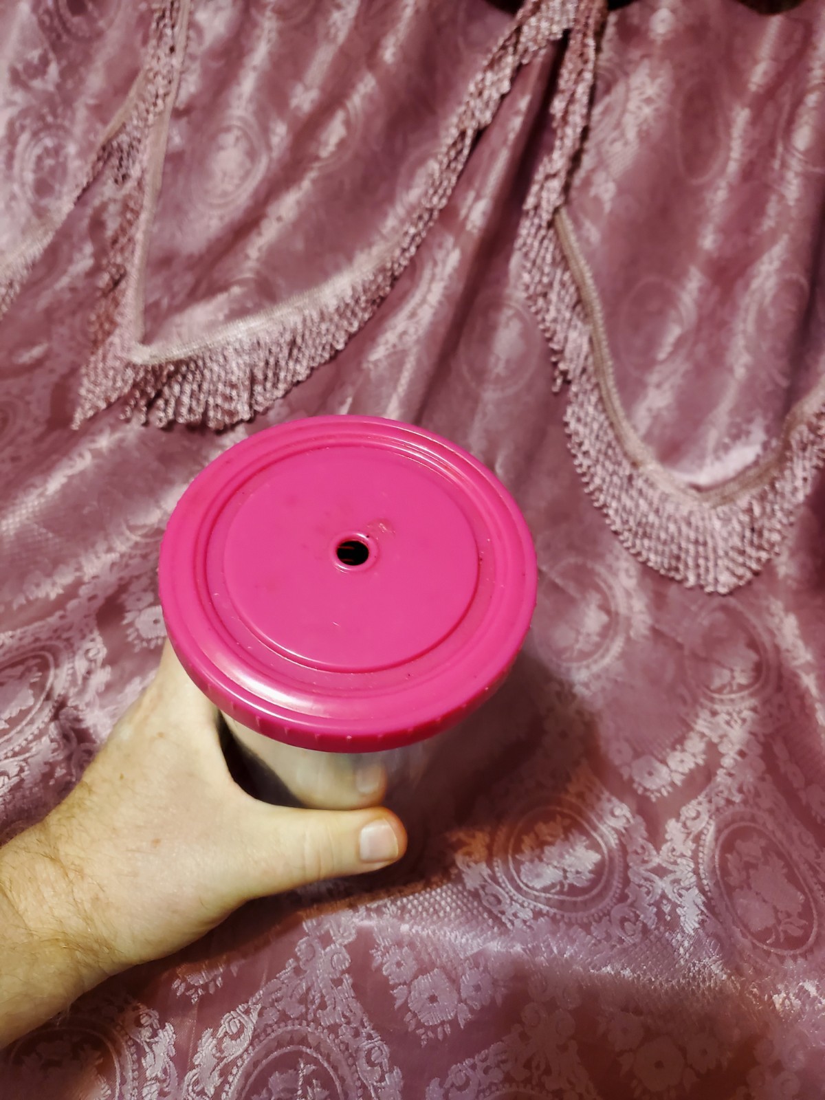 Mermaid Theme Decorated Pink Blue Plastic Metal Tumbler With Lid - photo 3