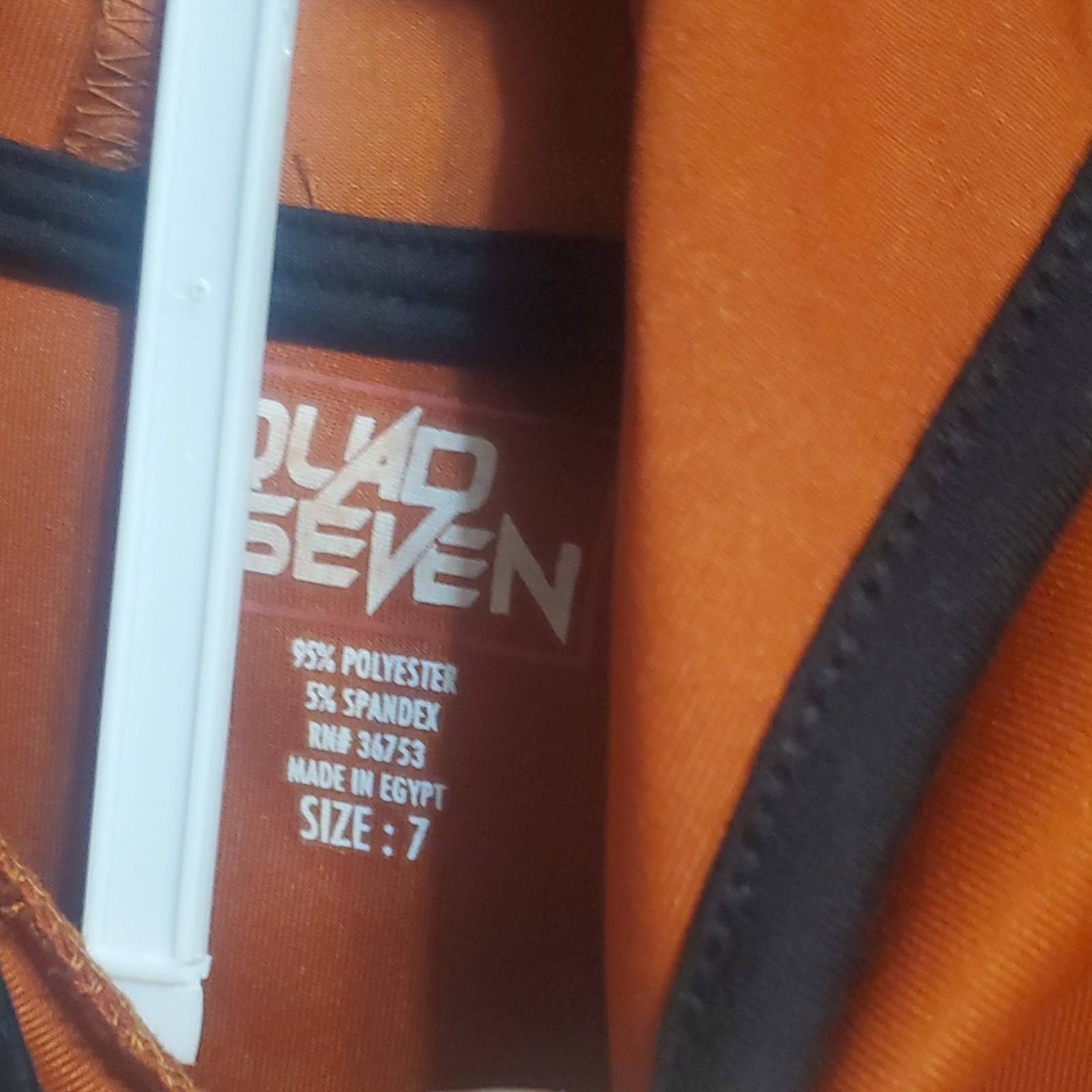 Quad Seven Boys Hustle Hard Hoodie Orange Size 7 - photo 2