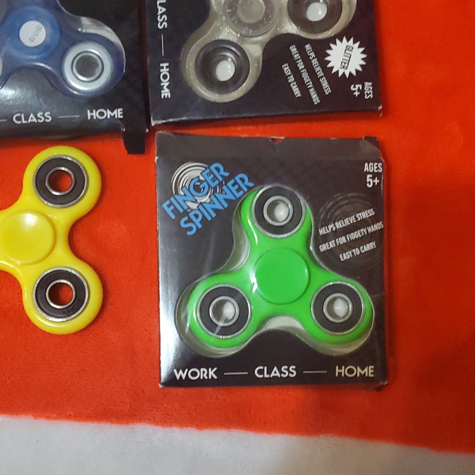 12 Finger Spinners Assorted Colors Kids Toy $1 Each - photo 2