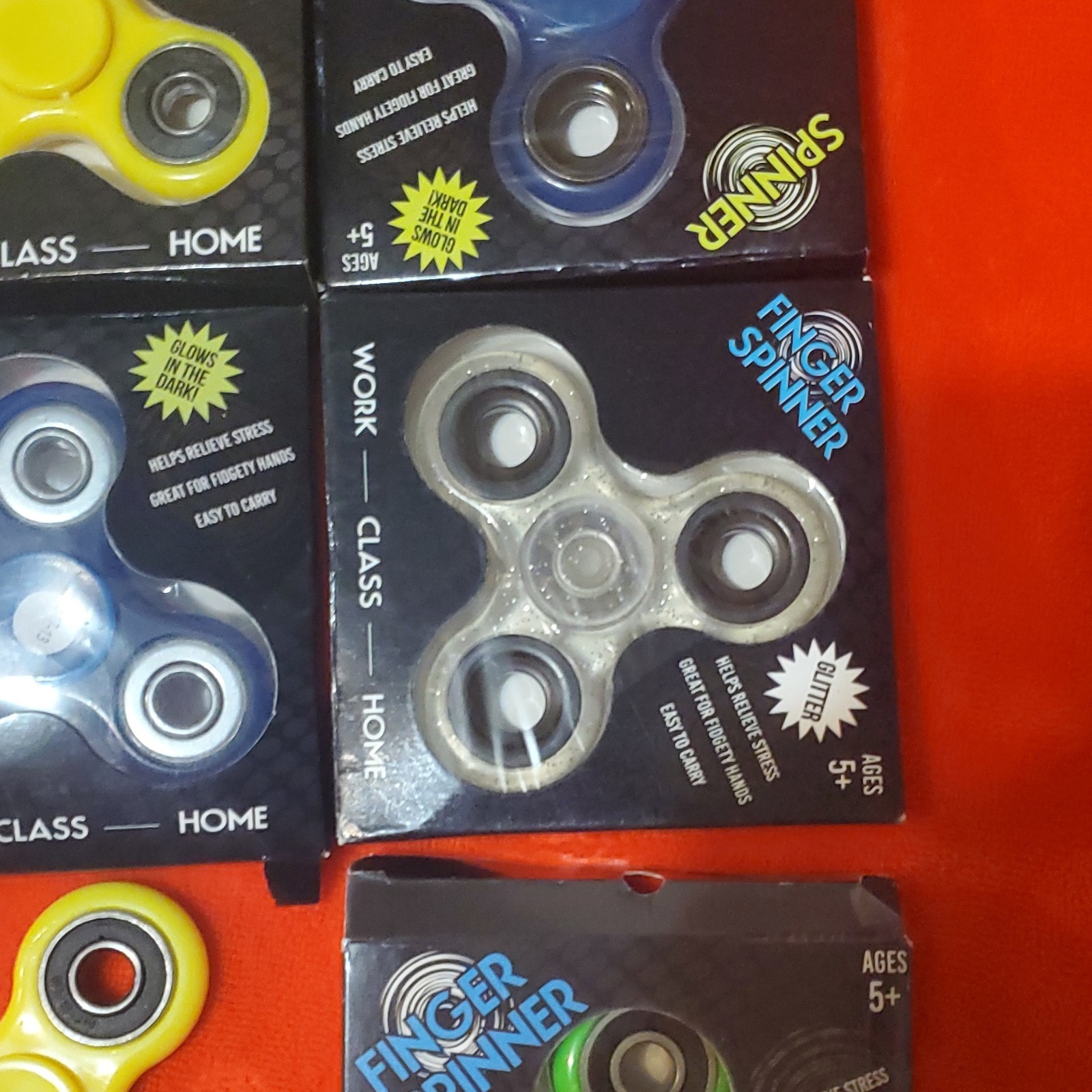 12 Finger Spinners Assorted Colors Kids Toy $1 Each - photo 3
