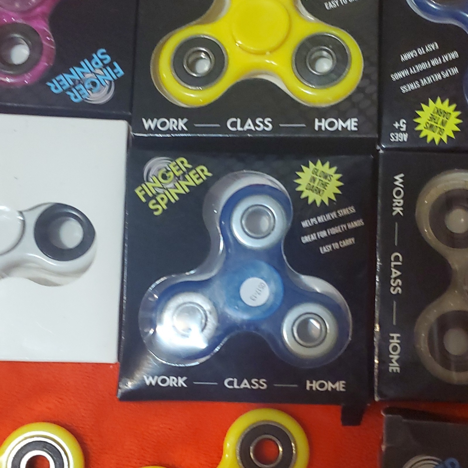 12 Finger Spinners Assorted Colors Kids Toy $1 Each - photo 4