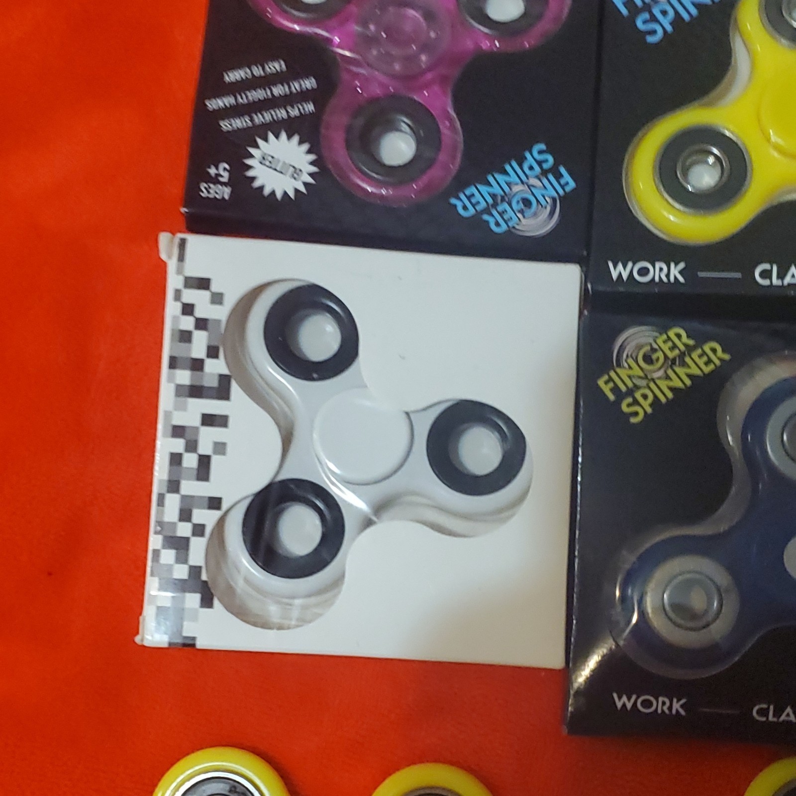 12 Finger Spinners Assorted Colors Kids Toy $1 Each - photo 5
