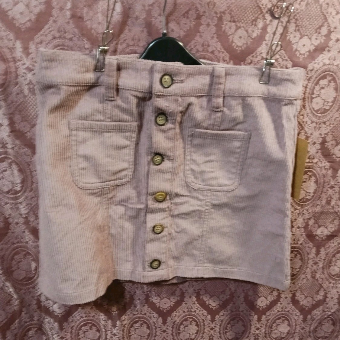 Steve Madden Dusty Rose Corduroy Skirt - Size 10