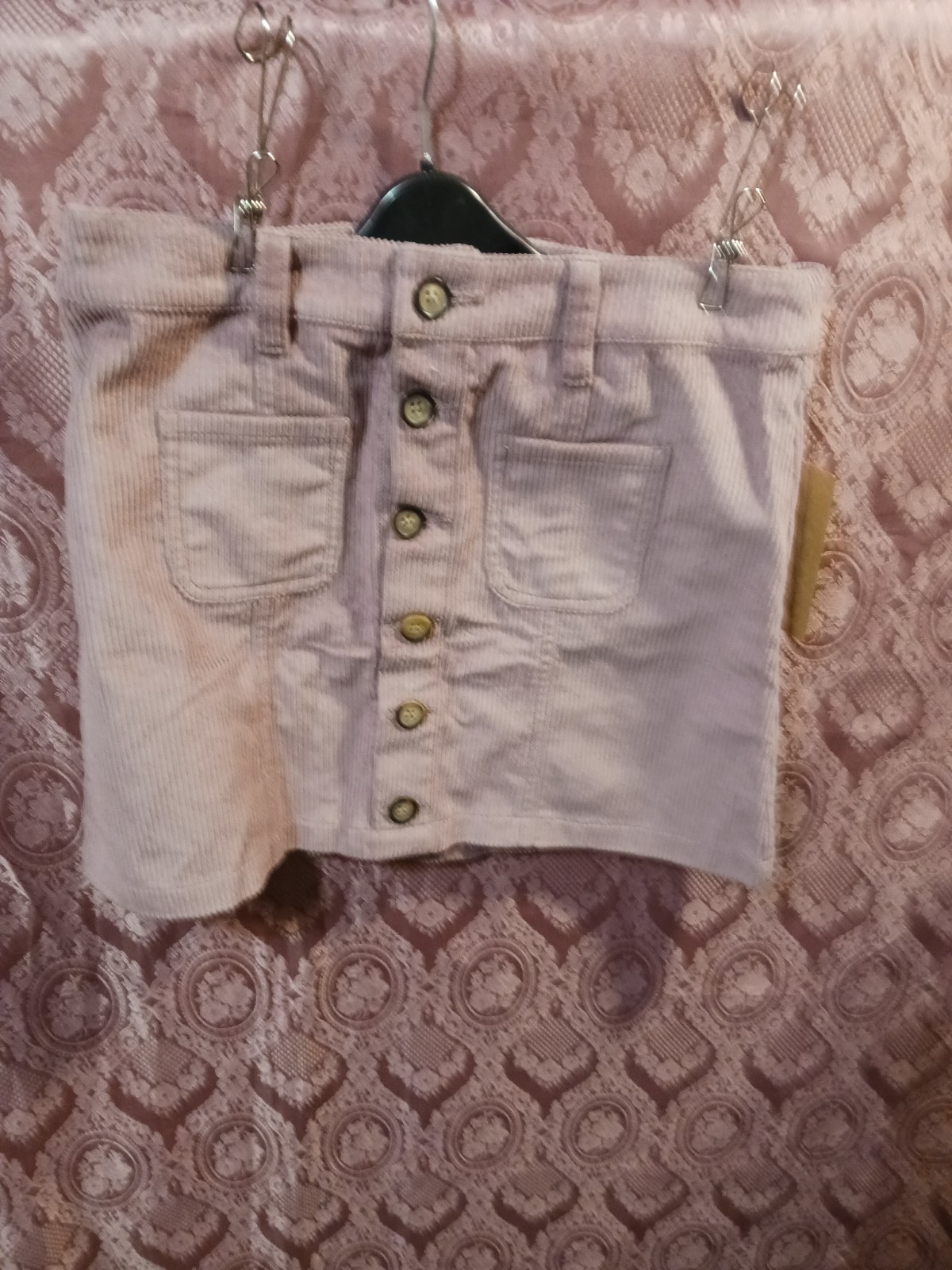 Steve Madden Dusty Rose Corduroy Skirt - Size 10 - photo 4