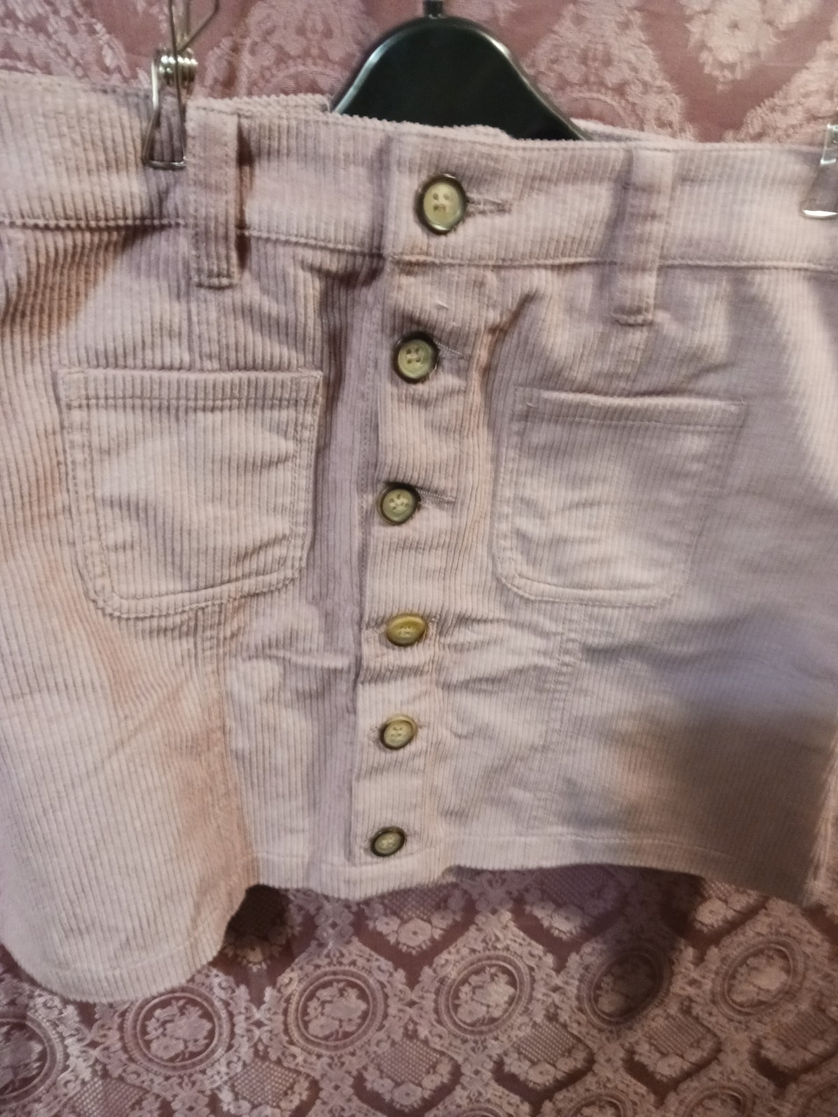 Steve Madden Dusty Rose Corduroy Skirt - Size 10 - photo 5