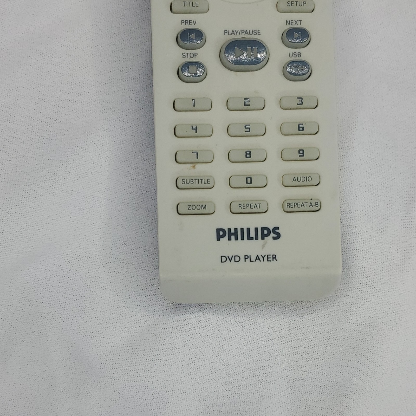 Philips Remote Control "Batteries included" Wireless White DVD P - photo 2