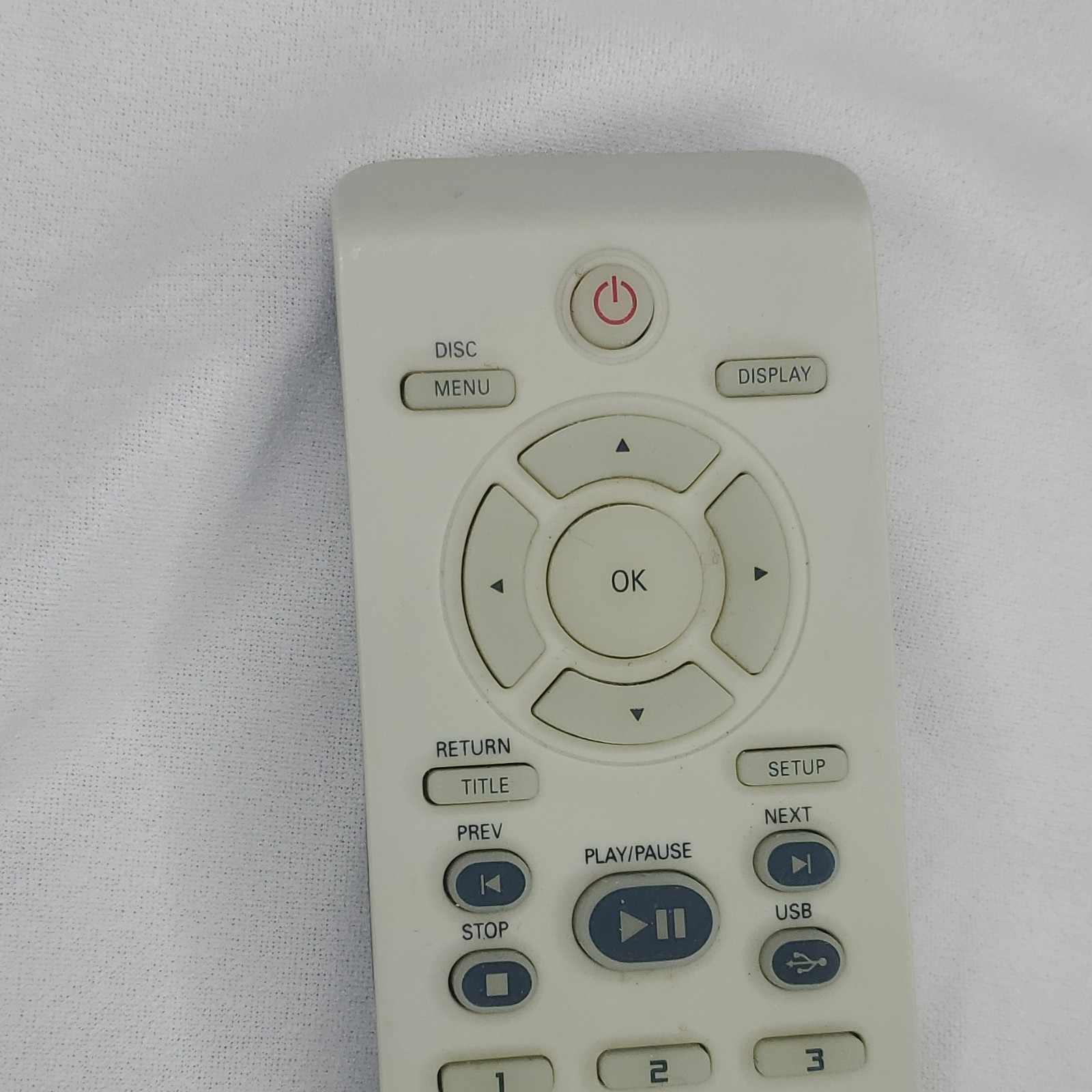 Philips Remote Control "Batteries included" Wireless White DVD P - photo 3