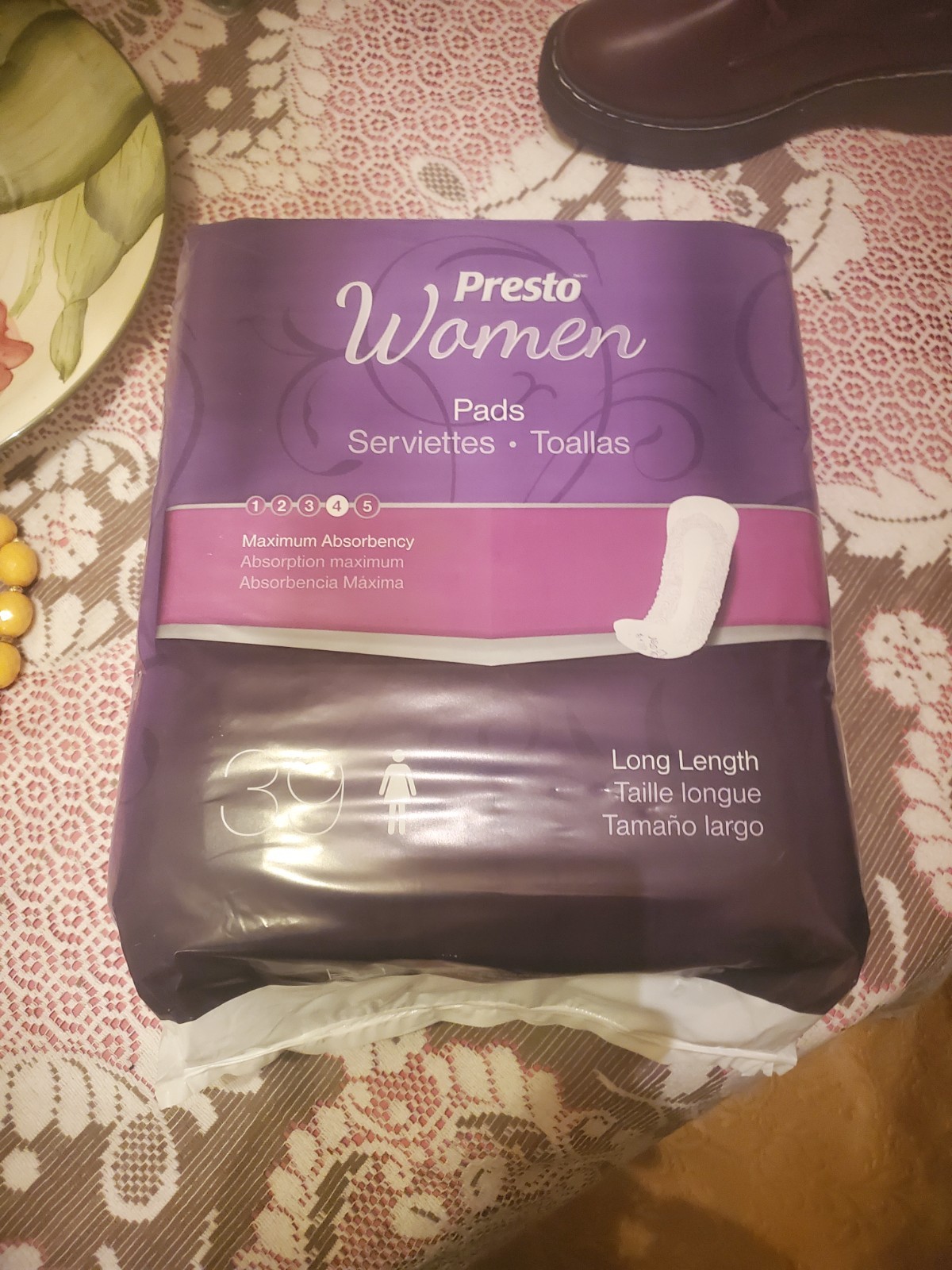Presto Women's Pads Size 4 - 195 Count - photo 3