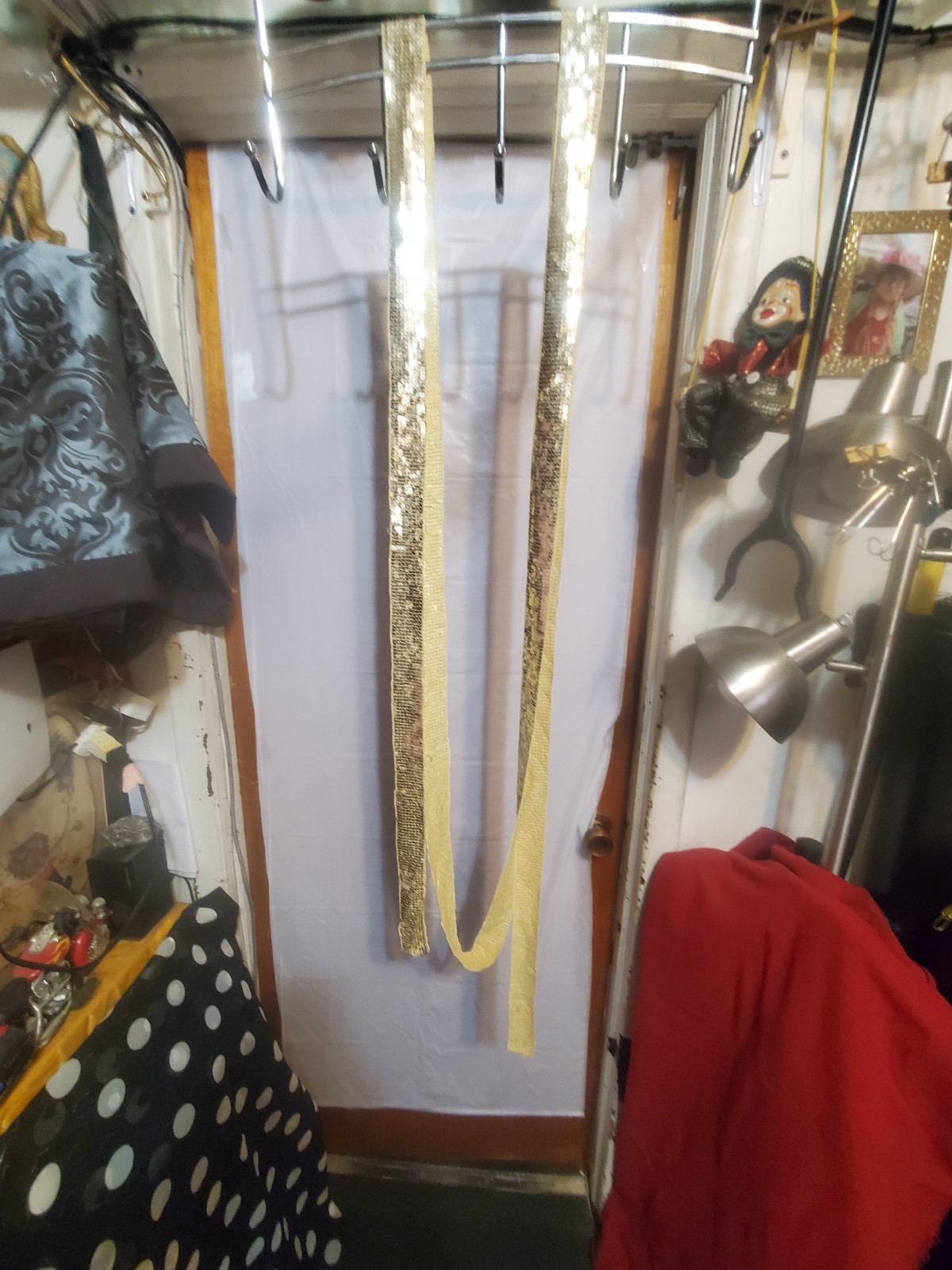 Gold Sequin Trim Ribbon for Sewing & Craft - 180 Inches - photo 3