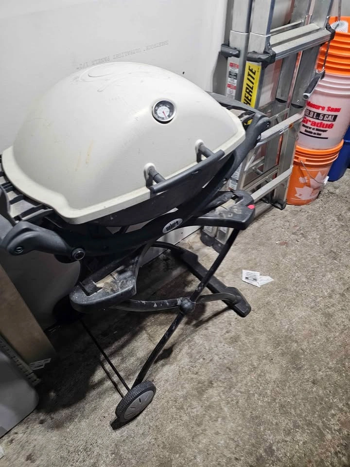 Weber Q 1200 Portable Gas BBQ with Rolling Cart Stand - photo 4