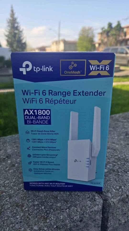 TP-Link Wi-Fi 6 Range Extender AX1800 RE605X