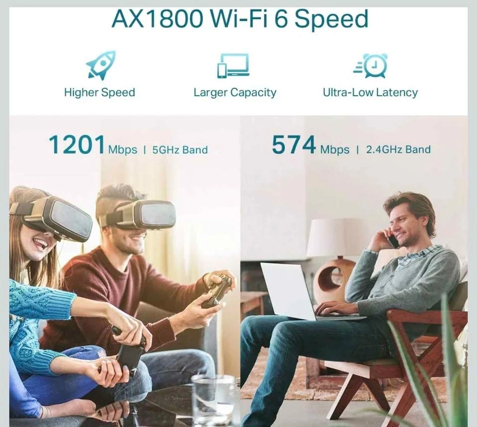 TP-Link Wi-Fi 6 Range Extender AX1800 RE605X - photo 5