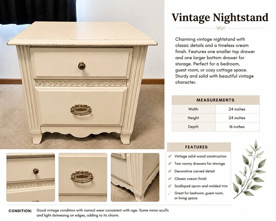 Vintage Nightstand
