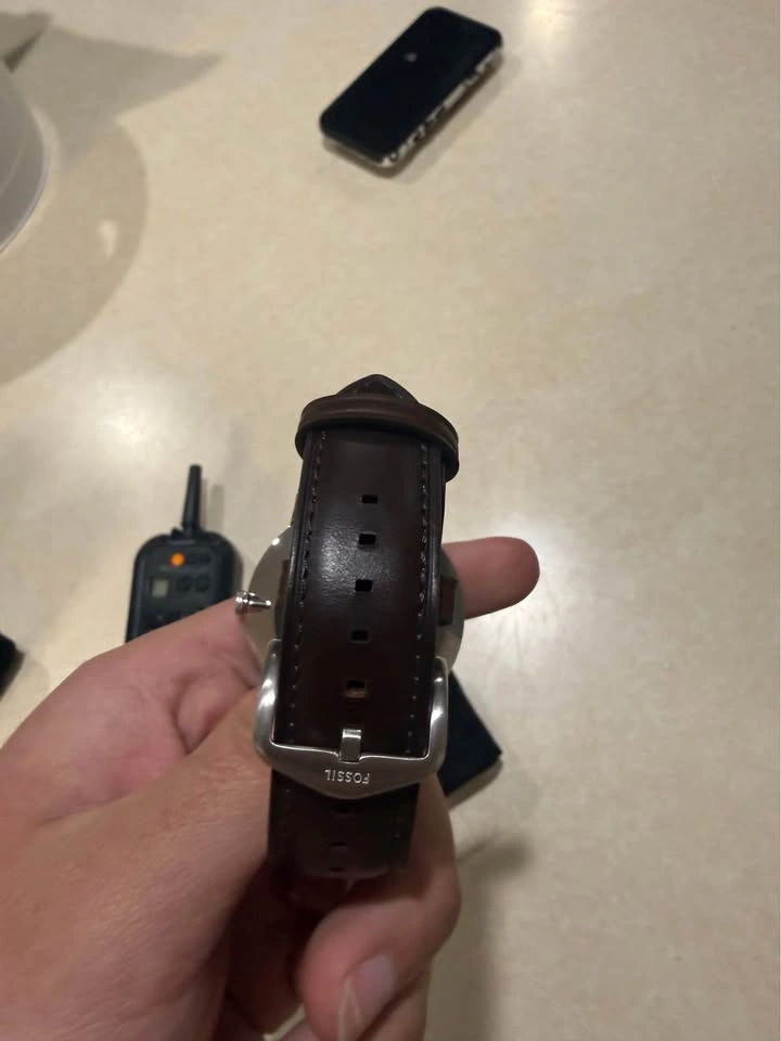 Men's Fossil Watch Genuine Leather Band - photo 3