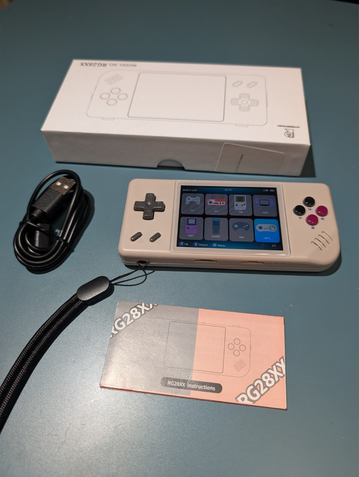 Anbernic RG28XX Handheld Game Console Retro, 64GB Grey - photo 2