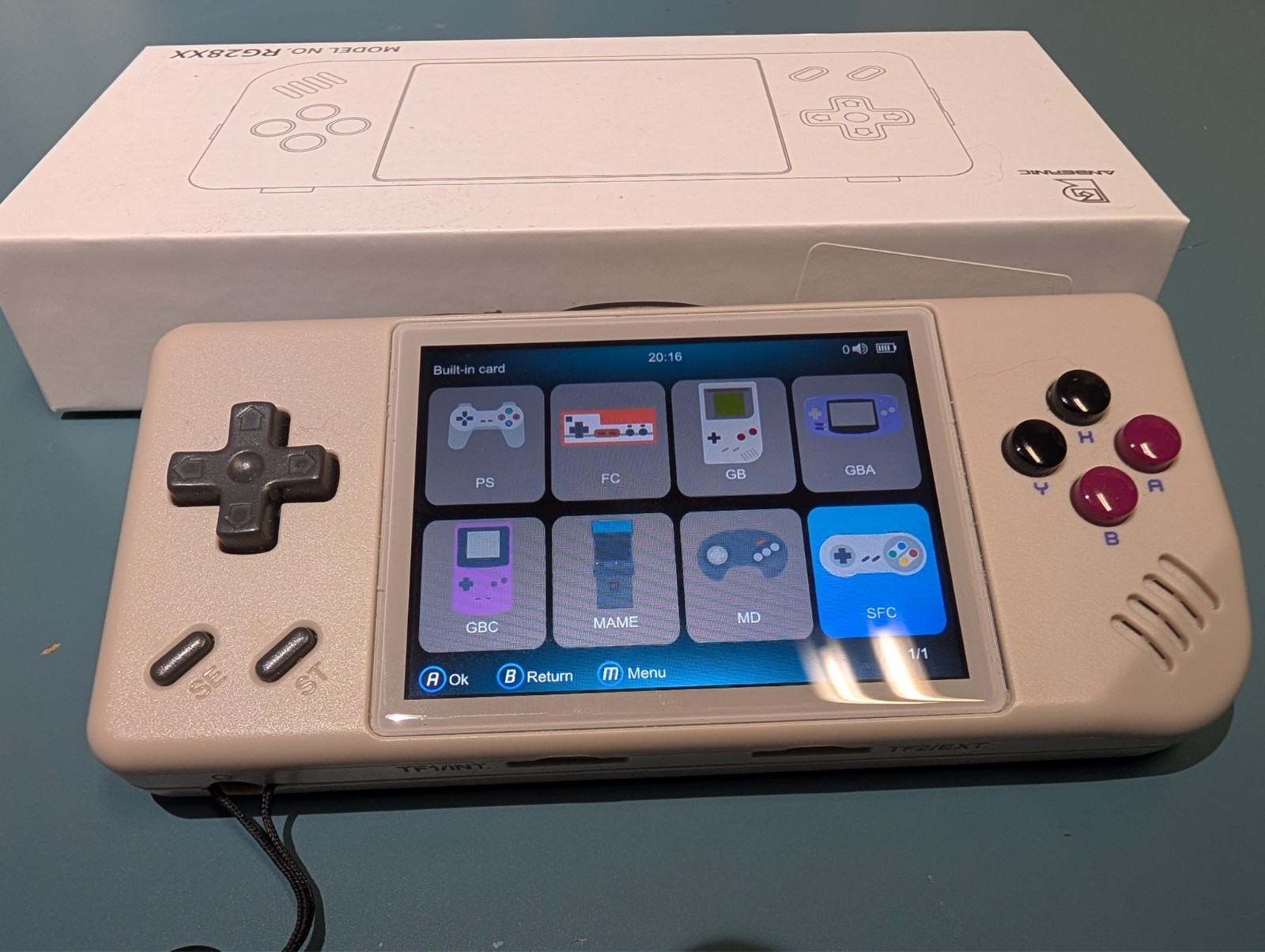 Anbernic RG28XX Handheld Game Console Retro, 64GB Grey - photo 3