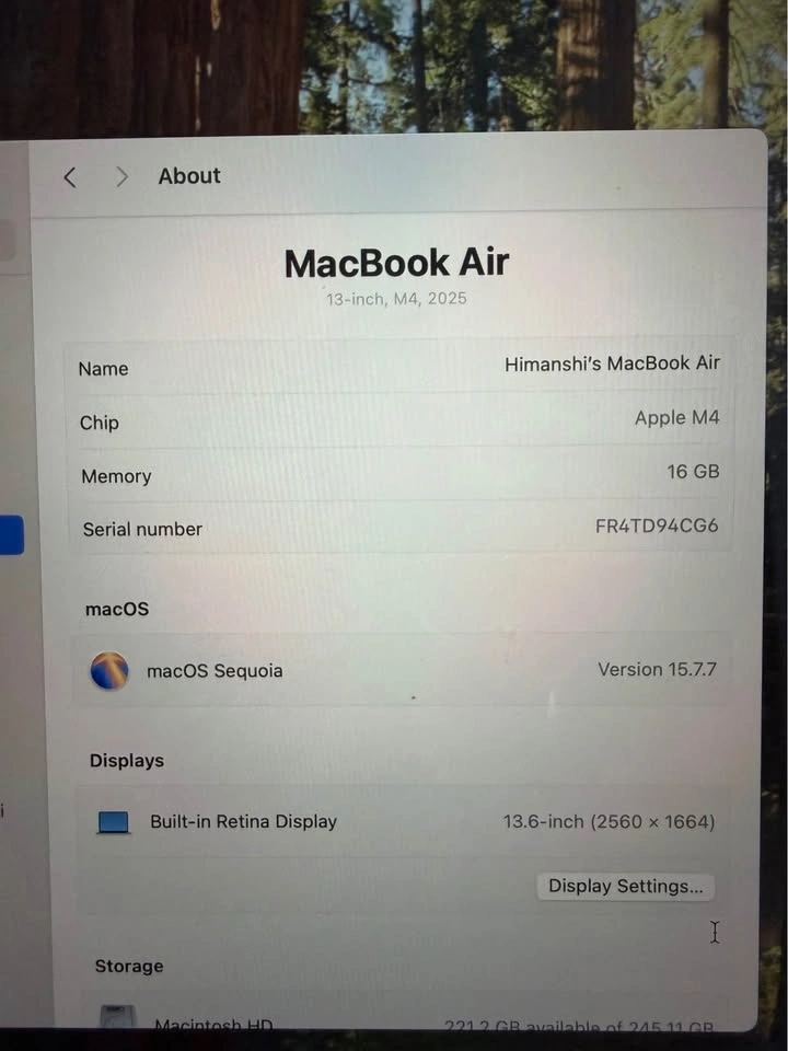 Apple MacBook Air 13.6" M4 16GB RAM (2025) - photo 4