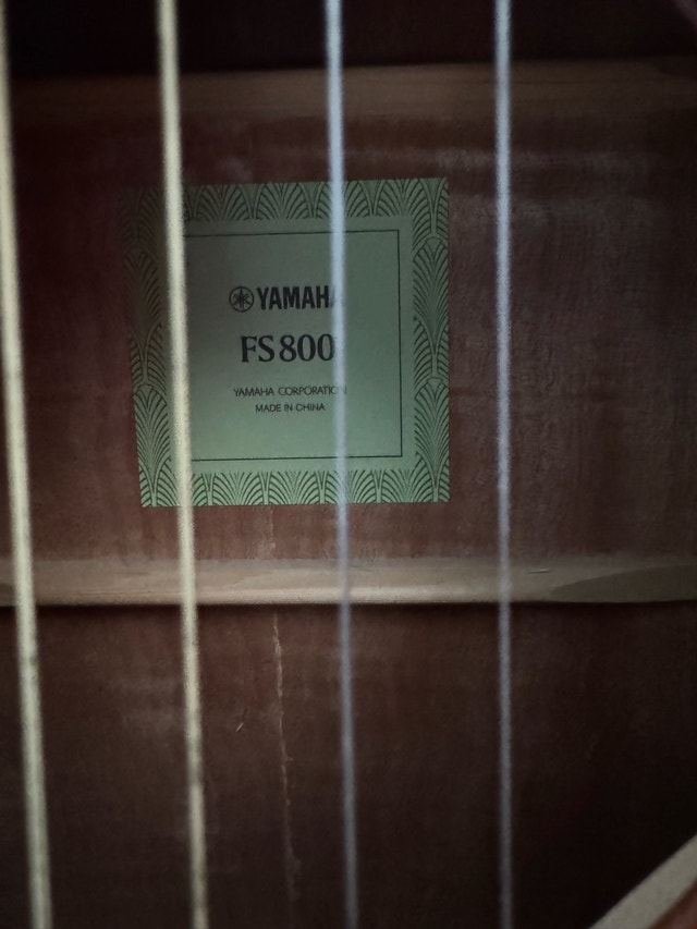 Yamaha FS800 Acoustic Guitar - photo 2