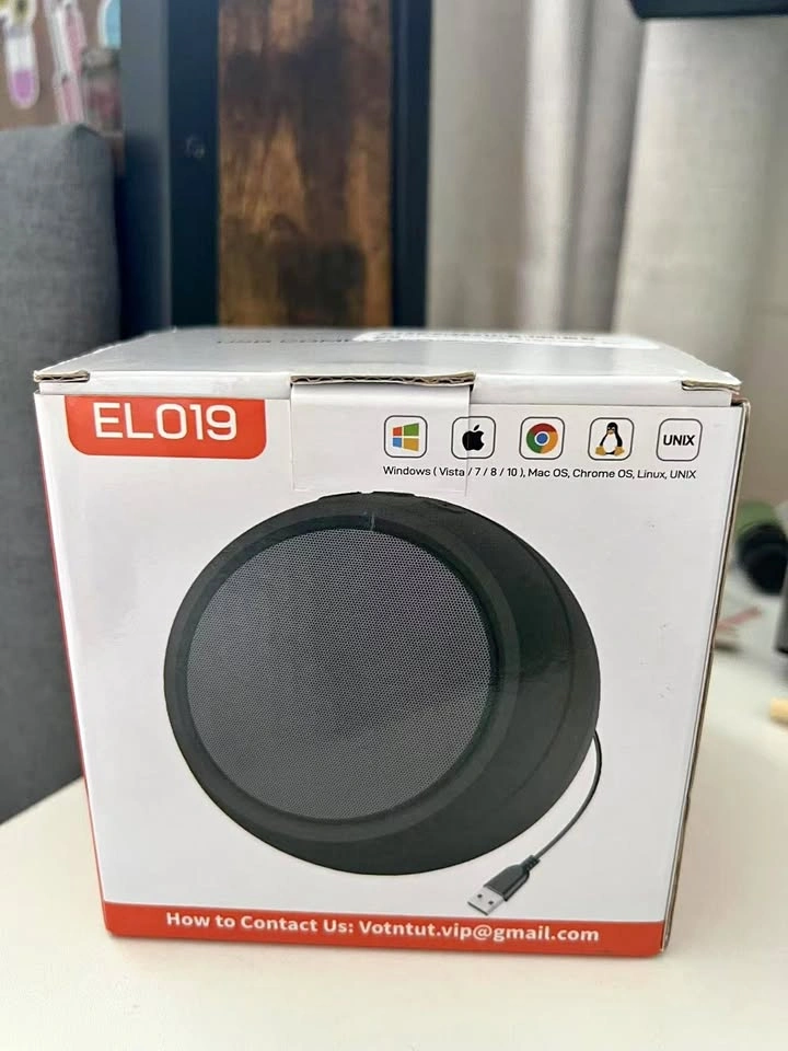 USB Computer Speakers for Laptop/Desktop (Black)