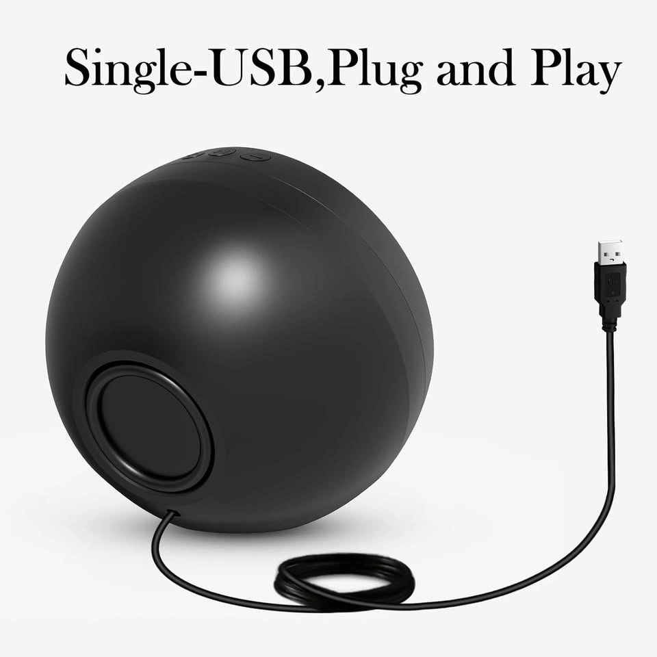 USB Computer Speakers for Laptop/Desktop (Black) - photo 3