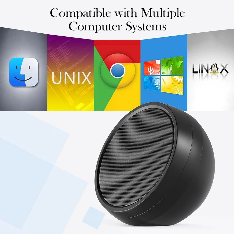 USB Computer Speakers for Laptop/Desktop (Black) - photo 5