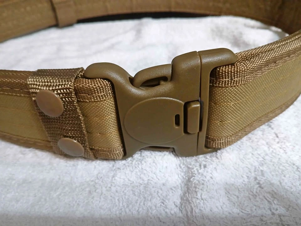 Tactical belt, khaki, adjustable - BNNU