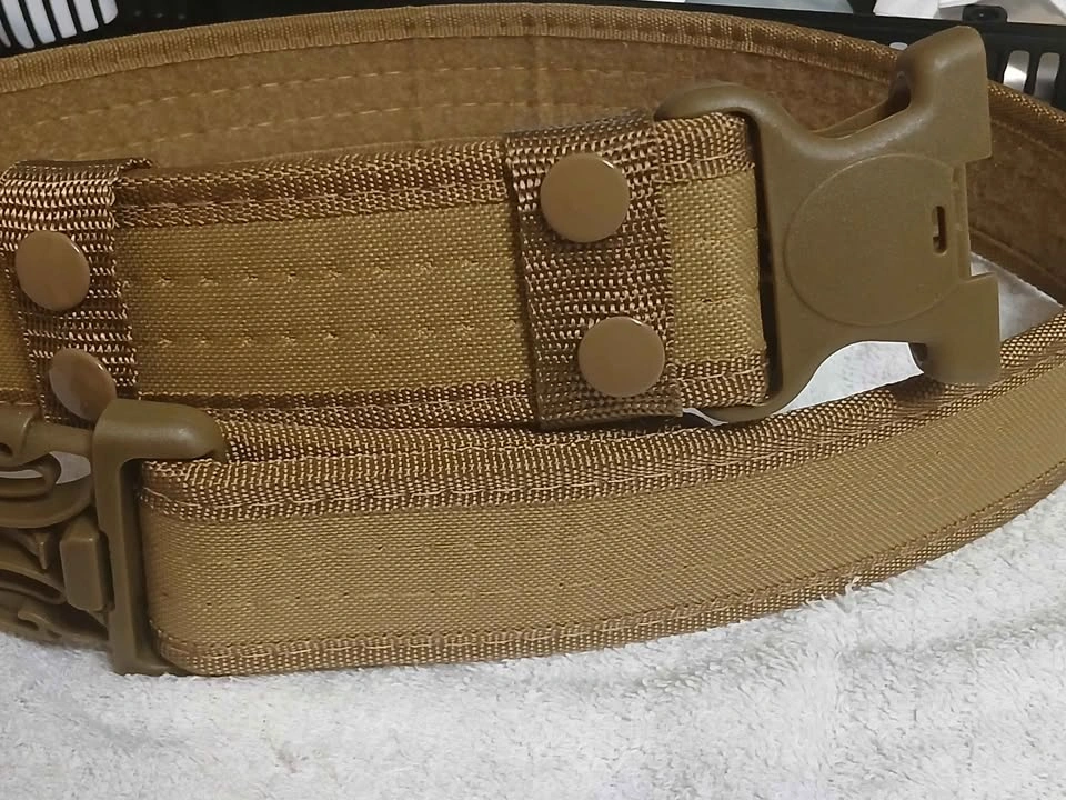 Tactical belt, khaki, adjustable - BNNU - photo 2