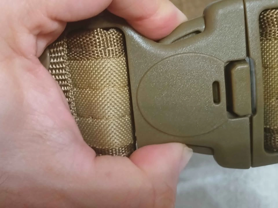 Tactical belt, khaki, adjustable - BNNU - photo 5