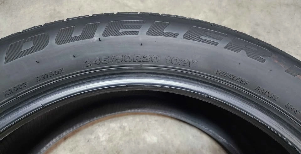 3 No. 245/50R20 Bridgestone Dueler Allseason Tires - photo 4