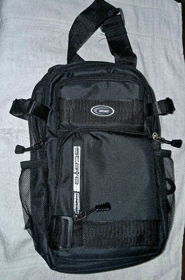 Travel Crossbody/Sling Bag, Black - BNIB