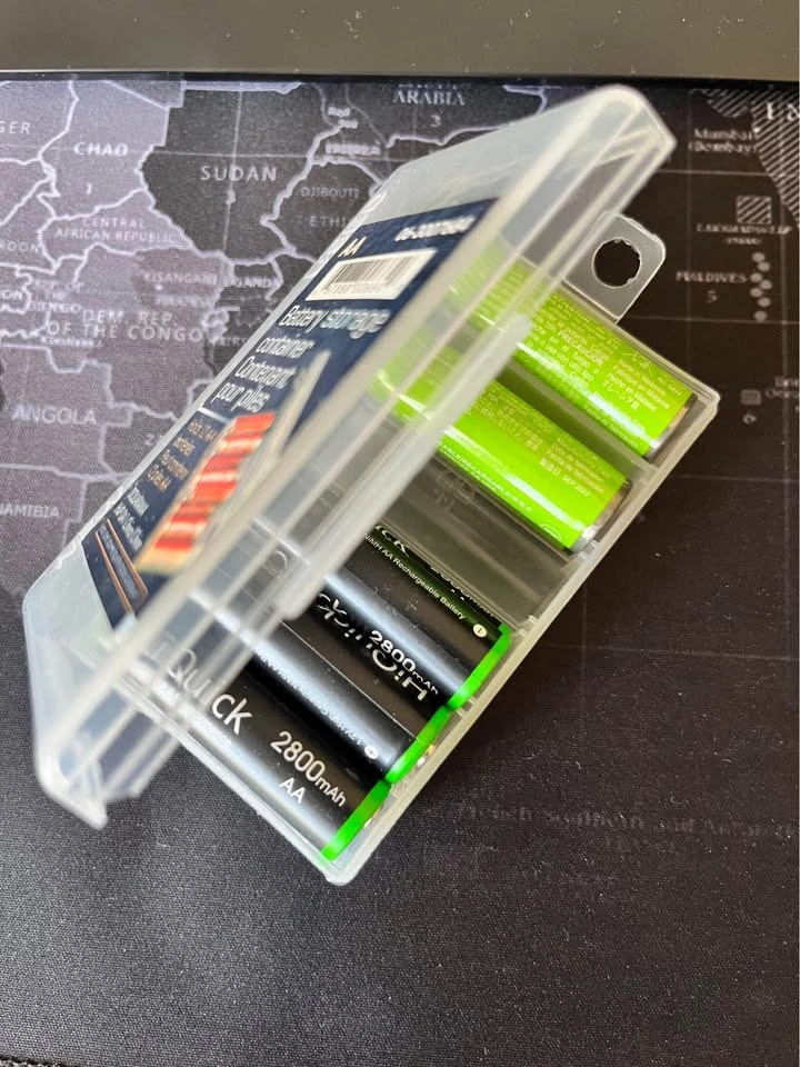 AA+AAA Battery Storage Container - photo 2