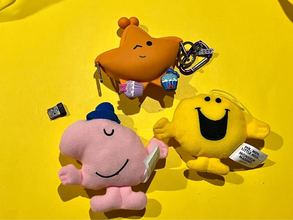 Mr. Men Little Miss Plushies + Coin Holder