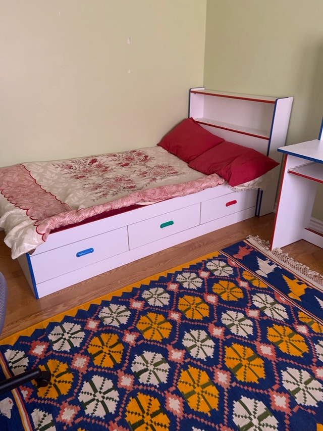 Nightstand + Bed with Dressers - photo 2