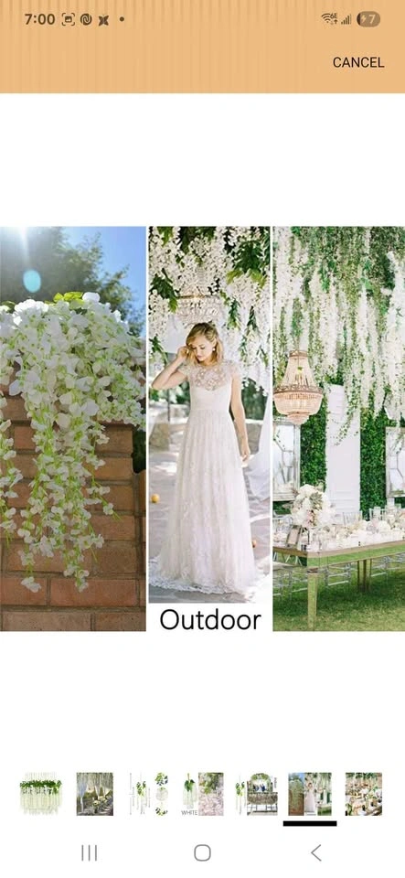Artificial Wisteria Flowers - 24 Pieces - photo 3