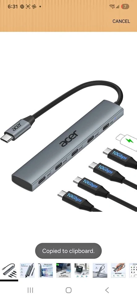 Acer USB-C Hub