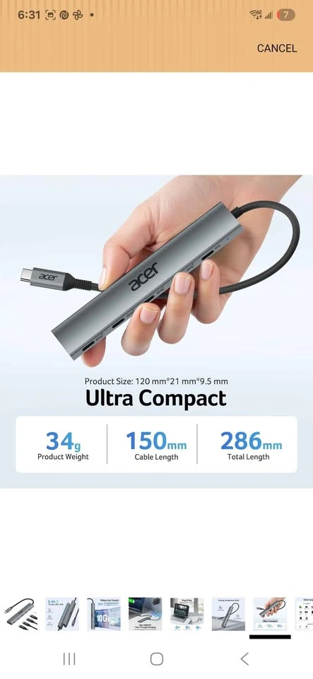Acer USB-C Hub - photo 2