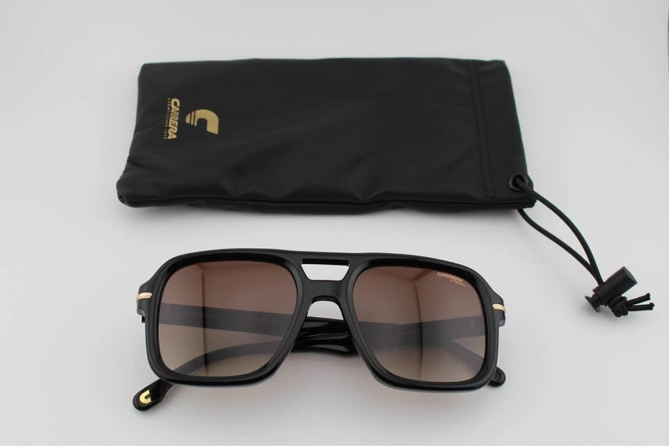 New Carrera Men’s Sunglasses CAR317/S 0807 HA Black/Brown Gradie - photo 4