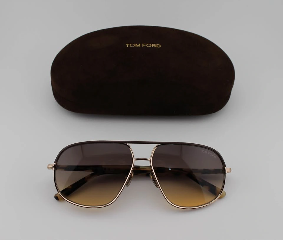 TOM FORD Aviator Sunglasses TF1019 28F Maxwell NEW AUTHENTIC - photo 3