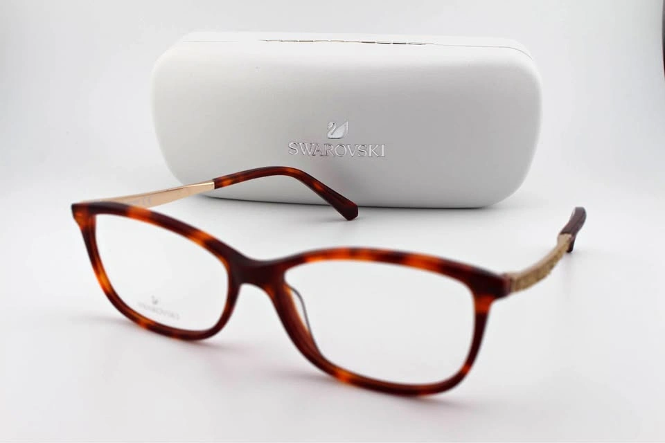 NEW SWAROVSKI WOMEN EYEGLASSES SK5412-052 54-15-140mm Authentic