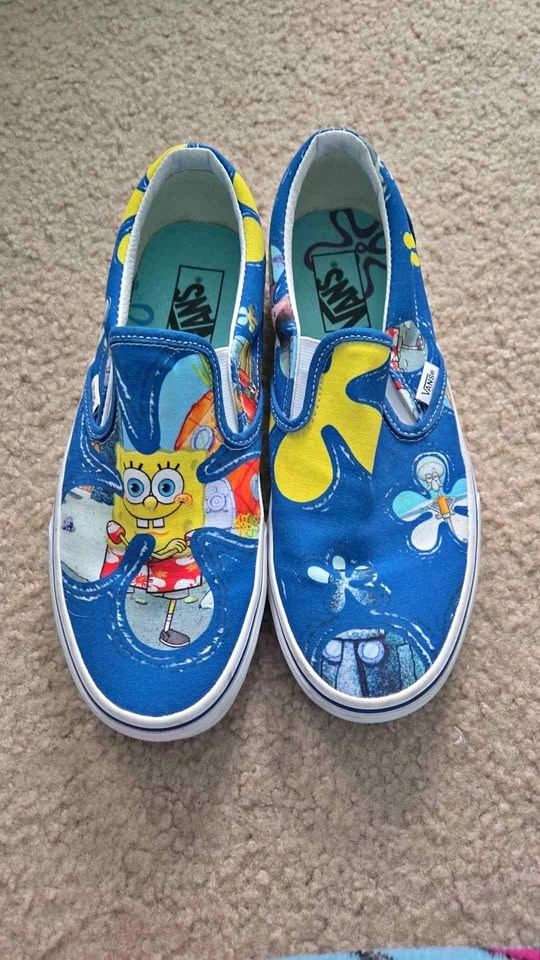 SpongeBob Slip On Vans