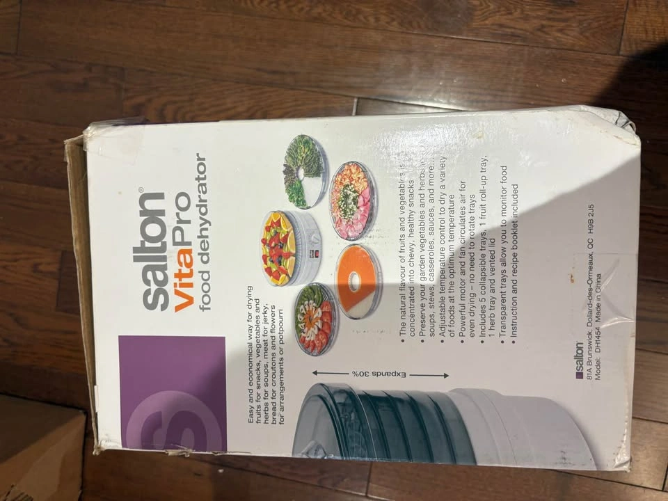 Salton VitaPro Food Dehydrator - photo 2