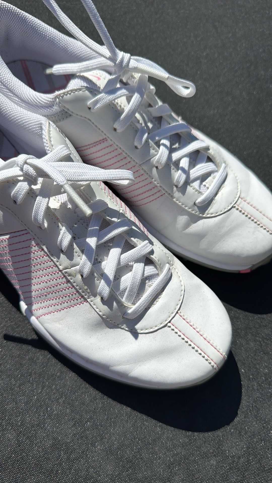 Pink & White Nike Gomf Shoes size 7 - photo 2