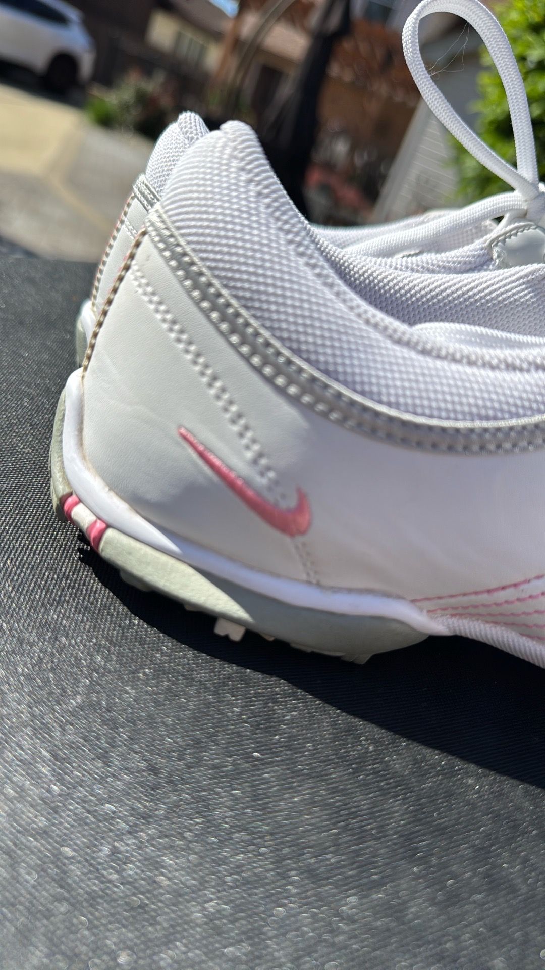 Pink & White Nike Gomf Shoes size 7 - photo 3